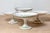 White Mid 20th Century English Porcelain Compotes and Plates with Floral Décor and Gilt Trim For Sale - Image 8 of 12