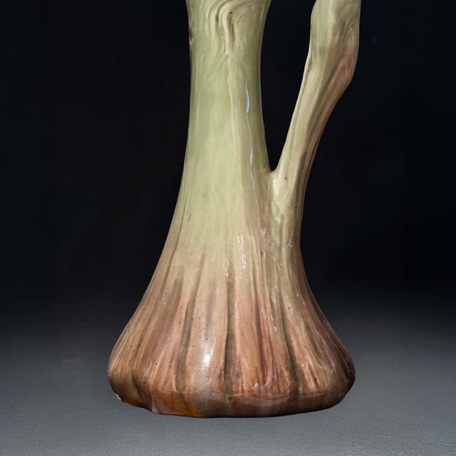 Large Art Nouveau Earthenware Vases from Jérôme Massier, 1890s, Set of 2 For Sale - Image 3 of 10