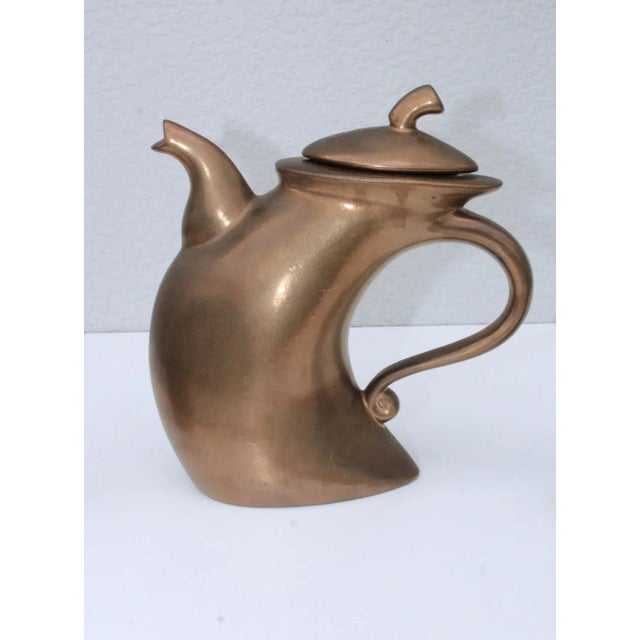 Modernist Michael Lambert Tea Set - Set of 3 For Sale - Image 9 of 13