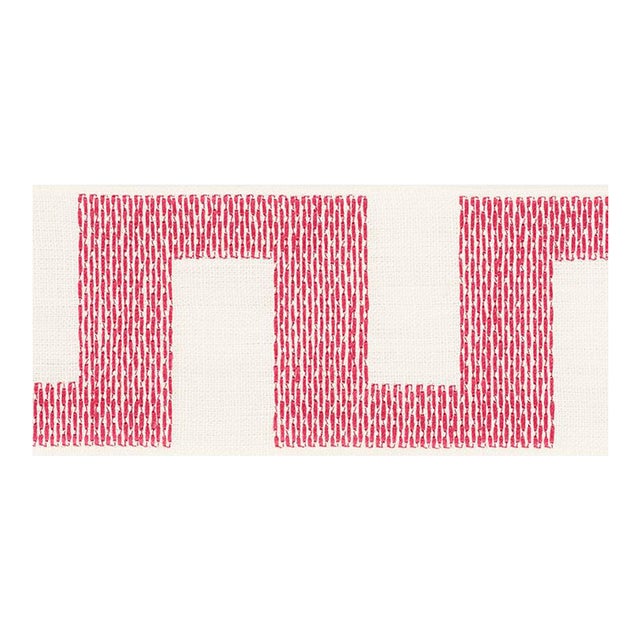 Sample - Schumacher Matrix Tape in Fuschia For Sale