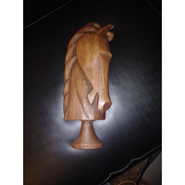 1960s Vintage Mid Century Modern Horse Faux Bois Wall Sculpture Chairish