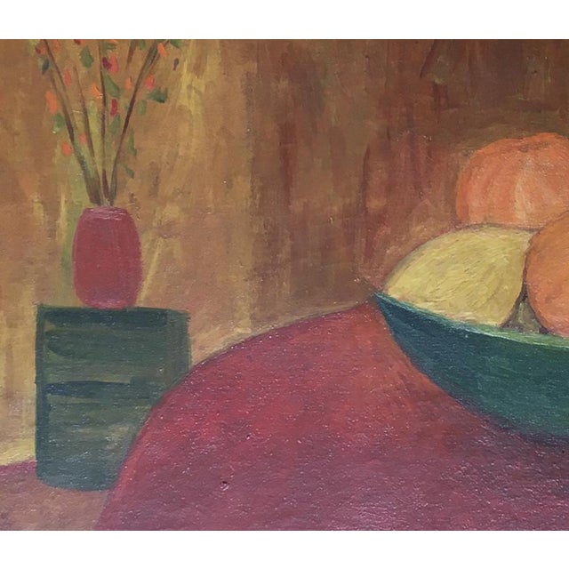 Jean-Jacques Abieniste, Nature morte aux oranges et citrons, Oil on Canvas For Sale - Image 5 of 8