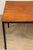 Vintage Danish Teak and Black Lacquered Metal Table, 1950s For Sale - Image 12 of 18