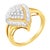Haus of Brilliance 10K Yellow Gold Diamond Cluster Ring (1/2 Cttw, I-J Color, I1-I2 Clarity) - Size 6-1/2 For Sale - Image 4 of 7