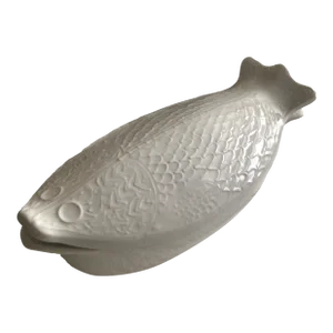 Fish Covered Casserole Baking Dish by Environmental Ceramic Inc. Of San Francisco 1966