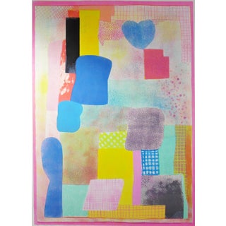 Robert Natkin, Untitled. Very large original screen print, 1986 For Sale