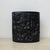 Ceramic Bisque Black Porcelain Paper Relief Vase by Martin Freyer for Rosenthal, 1970s For Sale - Image 7 of 17