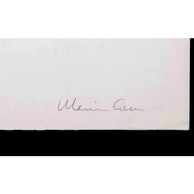 Abstract Composition is an Original screen print realized by Plinio Mesciulam in 1973. Very good condition on a white...