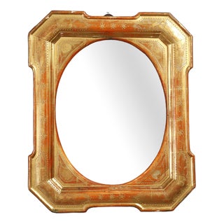 19th Century Giltwood Cabaret Mirror, France For Sale