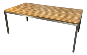 Room & Board Parsons Zebrawood Dining Table