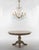 French 6-Arm Chandelier in Brass and Crystals, 1960s For Sale - Image 3 of 8