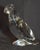 Vintage Baccarat France Clear Crystal Parrot Figurine Signed Art Glass Bird 4" For Sale - Image 10 of 15