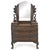 Antique 20th Century Carved Wooden Dressing Table with Mirror For Sale - Image 9 of 9