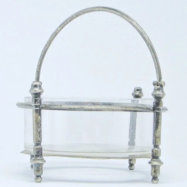 Silver Art Nouveau Sugar Bowl from Bracia Henneberg, Poland, Early 20th Century For Sale - Image 8 of 11