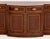 Traditional George III Style Flame Mahogany Breakfront Sideboard For Sale - Image 3 of 9