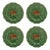 Bordallo Pinheiro Woods Snack Plates, Boar, Set of 4 For Sale