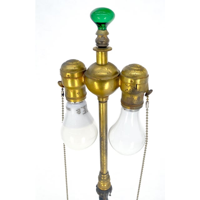 Art Deco Very Fine Art Deco Style c1920s Onyx Base Floor Lamp For Sale - Image 3 of 18