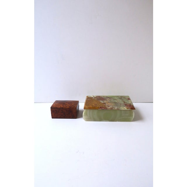 Vintage Burl Wood Trinket Box, Mid-20th Century For Sale In New York - Image 6 of 8