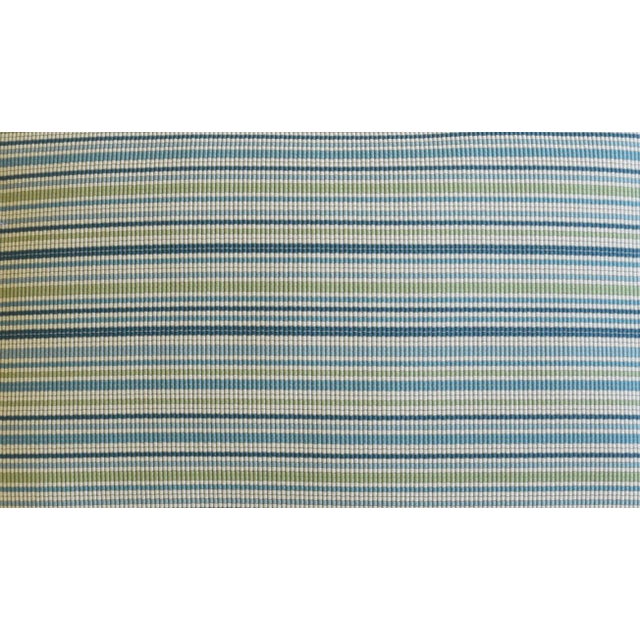 Cowtan & Tout Ocean Stripe Feather/Down Pillows 23" X 17" - Pair For Sale - Image 4 of 13