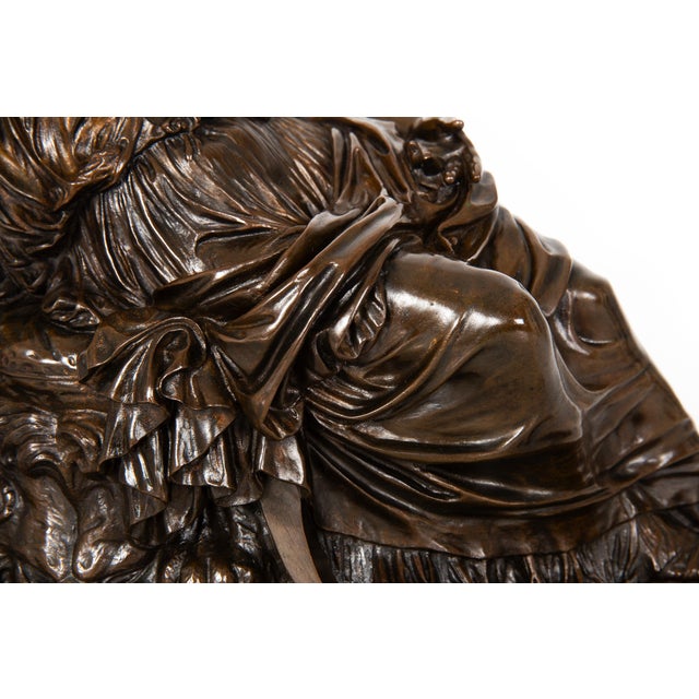 Brown French Bronze Sculpture “Dying Lucretia” (1868) by Jean-Baptiste Clesinger For Sale - Image 8 of 15