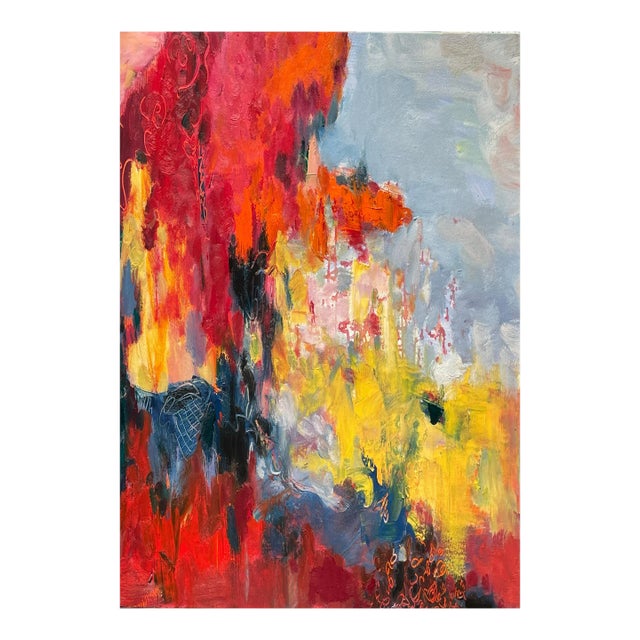 Chinese Contemporary Art, Luo Yi, Serie Red No.3, 2020 For Sale