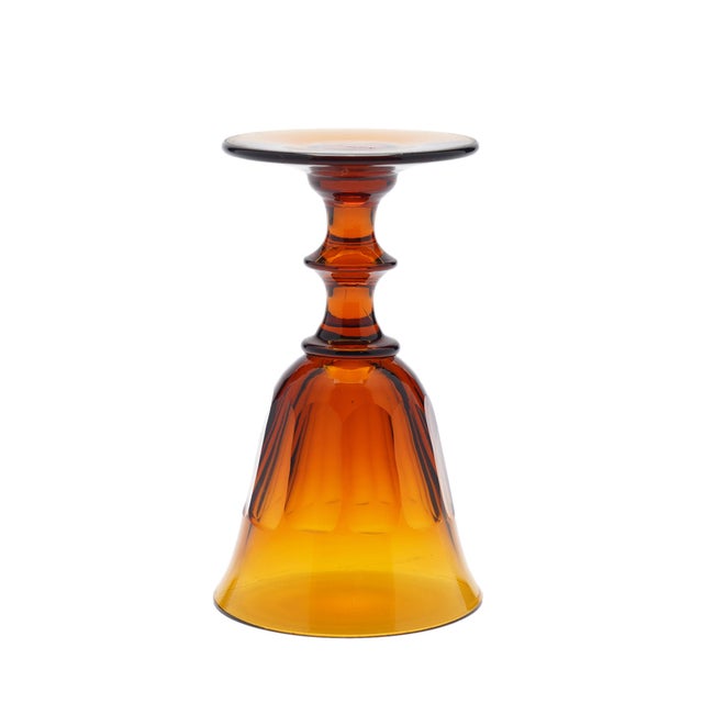 8 Piece Amber Glass Decanter and Stemware Set by Phineas Dummer, Circa 1830 For Sale - Image 16 of 16