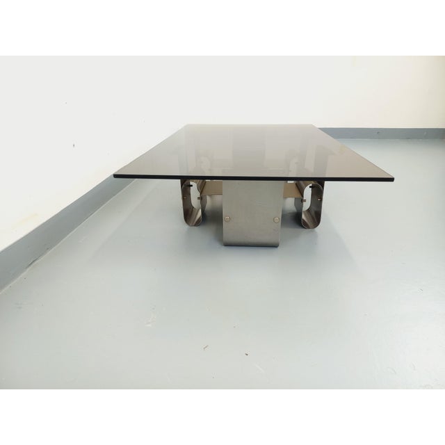 1970s Large Rectangular Coffee Table by François Monnet, 1970s For Sale - Image 5 of 18