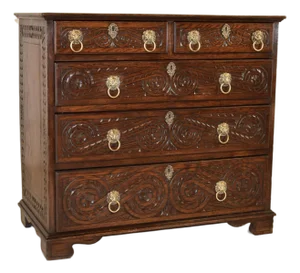 Late 18th Century Carved Chest of Drawers
