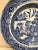 Victorian 19th Century English Blue & White Pagoda Plate Staffordshire For Sale - Image 3 of 6