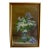 Still Life Glycine in a Vase Oil Painting 19th Century, Framed For Sale