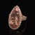 Morganite Diamond Ring 14k Rose Gold 6.91 TCW Certified For Sale - Image 10 of 16