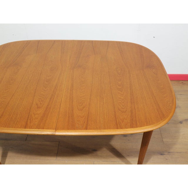 Mid Century Modern in the Style of Skovmand and Anderson Teak Danish Extending Dining Table For Sale - Image 11 of 15