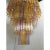 Murano glass amber and violet tronco chandelier 7 tiers tronchi glasses multicolors of murano glass. entirely made in...