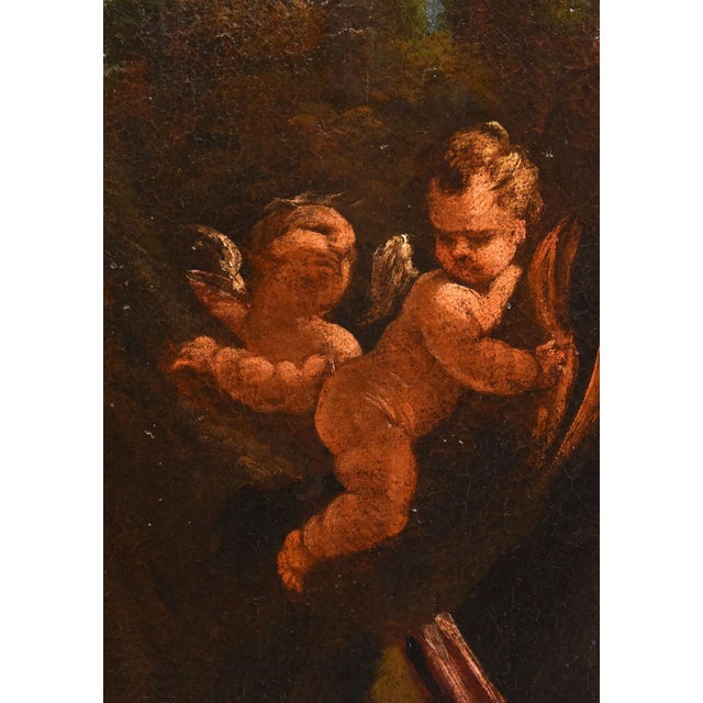 Guillaume Courtois / Il Borgognone, Diana & Cupid, 1650, Oil on Canvas For Sale - Image 4 of 15