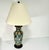 Mid 20th Century Chinoiserie Boho Chic Hollywood Regency Ceramic Flora Botanical Table Lamp, Textile Shade For Sale - Image 4 of 18