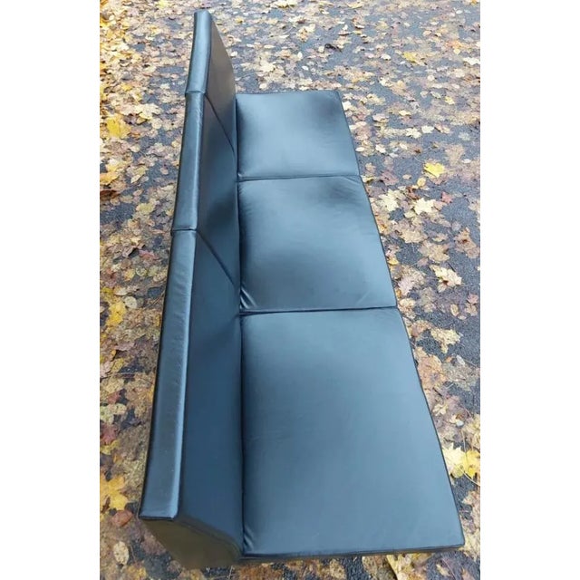 Animal Skin Leather 3-Seater Sofa from Thonet, 1960s For Sale - Image 7 of 13