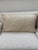 Traditional Two Cream and Taupe Jab Damask Fabric King Shams With Matching Bed Scarf For Sale - Image 3 of 12