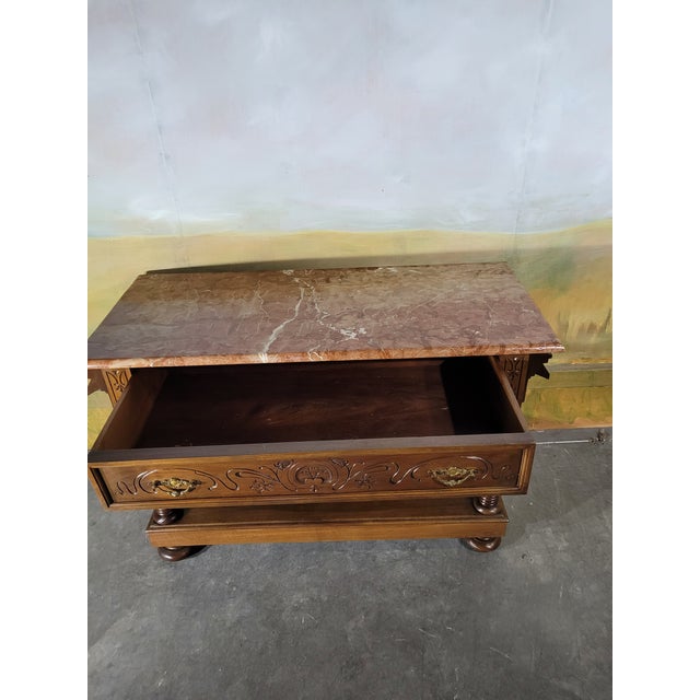 Walnut Console, 19th Century For Sale - Image 3 of 10