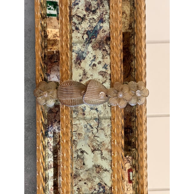 18th Century Venetian Square Mirror, Handmade and Hand Silvered For Sale - Image 9 of 9