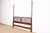 Chinoiserie Baker Furniture Chinese Chippendale Carved Cherry Wood King Size Poster Headboard For Sale - Image 3 of 9