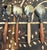 Hand Carved Teak Handle Horn Spoons Set of 4 For Sale - Image 11 of 11