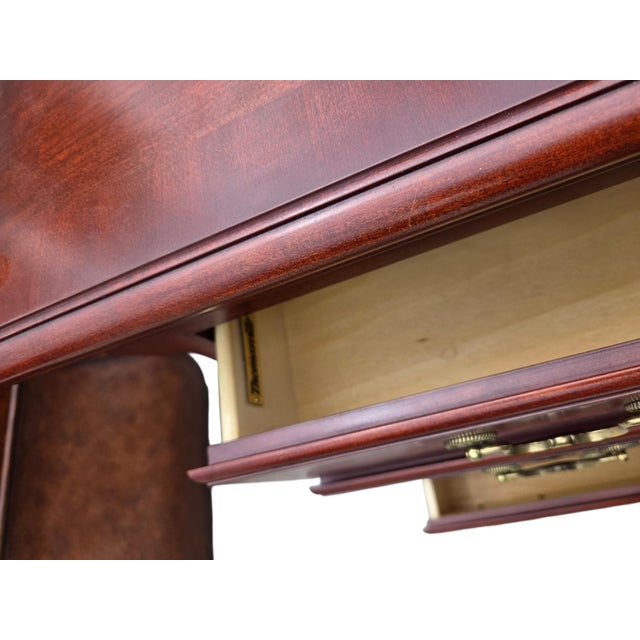 1990s Thomasville Collectors Cherry Dresser Chest of Drawers Chippendale For Sale - Image 14 of 18