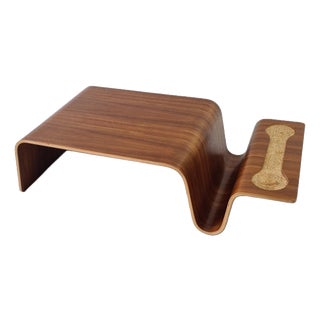 Overlap Tray Side Table in Walnut by Eric Pfeiffer, 2000s For Sale