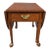 Late 20th Century Norris Reproduction Diminutive Solid Mahogany Gate Leg Table For Sale