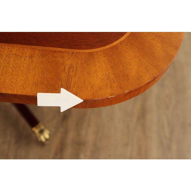 Baker Historic Charleston Reproductions Double Pedestal Mahogany Dining Table For Sale - Image 18 of 18