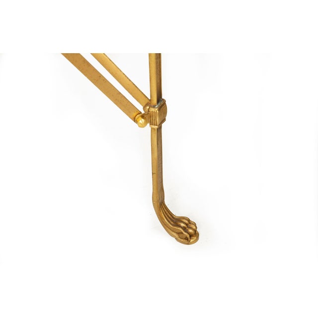 Pair of Bronze and Black Granite Demilune Console Tables, Manner of Jansen For Sale - Image 14 of 18