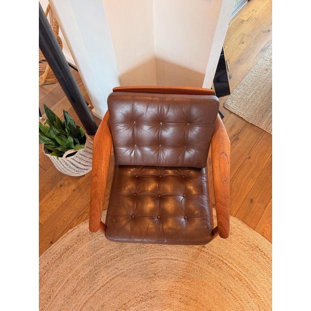 Brown FD 164 Lounge Chair by Arne Vodder for Cado, 1960s For Sale - Image 8 of 18