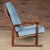 Pair of Ib Kofod Larsen for Selig High Back Sled Chairs Danish Modern New Cushions For Sale In Cleveland - Image 6 of 12