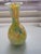 This vase has millefiori features different murrhines and gold leaf flakes. The vase has its original label from Murano....