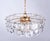 Gold-Plated Kinkeldey Chandelier in Crystal & Brass, Germany, 1960s For Sale - Image 11 of 14